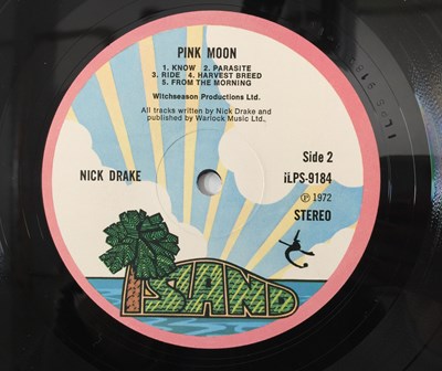 Lot 119 - NICK DRAKE - PINK MOON LP (ORIGINAL UK COPY - ISLAND ILPS 9184)