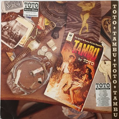 Lot 122 - TOTO - TAMBU LP (ORIGINAL 1995 EU COPY - COLUMBIA 4812021 - WITH BOOK)