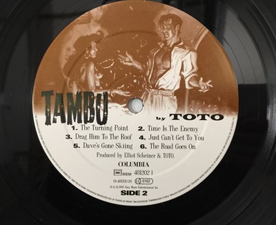 Lot 122 - TOTO - TAMBU LP (ORIGINAL 1995 EU COPY - COLUMBIA 4812021 - WITH BOOK)