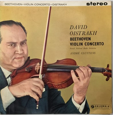 Lot 127 - DAVID OISTRAKH - BEETHOVEN VIOLIN CONCERTO LP (ORIGINAL UK STEREO RECORDING - SAX 2315).