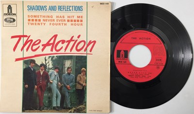 Lot 146 - THE ACTION - SHADOWS AND REFLECTIONS 7" EP (ORIGINAL FRENCH COPY - ODEON MEO 149)