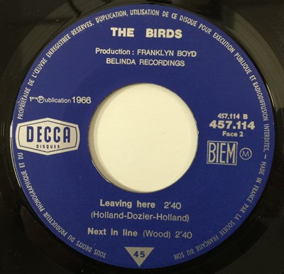 Lot 147 - THE BIRDS - NO GOOD WITHOUT YOU BABY 7" EP (ORIGINAL FRENCH COPY - DECCA 457.114)