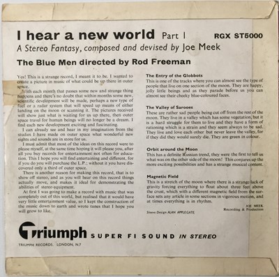 Lot 154 - JOE MEEK - I HEAR A NEW WORLD (PART 1) EP (ORIGINAL UK COPY - TRIUMPH RGX ST5000)