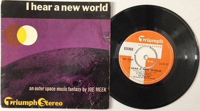 Lot 154 - JOE MEEK - I HEAR A NEW WORLD (PART 1) EP (ORIGINAL UK COPY - TRIUMPH RGX ST5000)