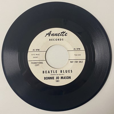 Lot 161 - BONNIE JO MASON (CHER) - RINGO, I LOVE YOU / BEATLE BLUE (PROMOTIONAL COPY 1000 - LABEL VARIANT)