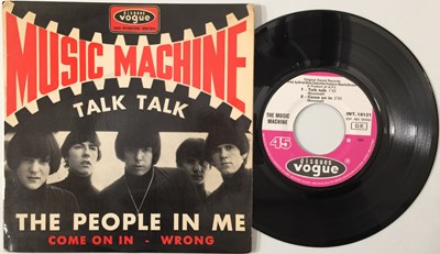 Lot 155 - MUSIC MACHINE - TALK TALK 7" EP (ORIGINAL FRENCH COPY - DISQUES VOGUE INT. 18121)