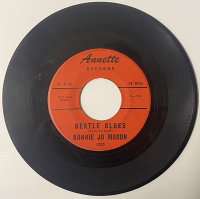 Lot 159 - BONNIE JO MASON (CHER) - RINGO, I LOVE YOU / BEATLE BLUES (ANNETTE RECORDS 1000)