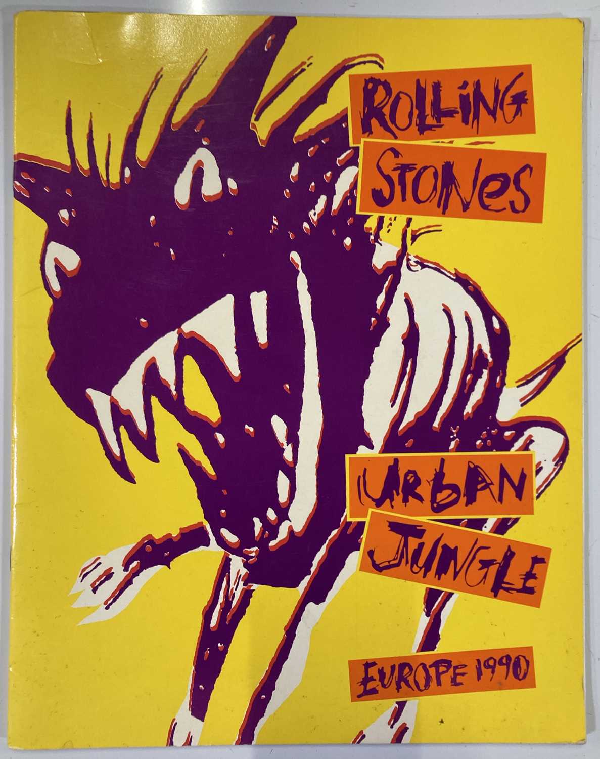 Lot 426 - ROLLING STONES - URBAN JUNGLE PROGRAMME, TICKETS, FLYERS.