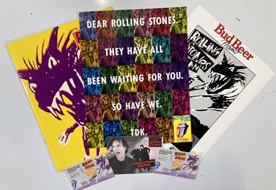 Lot 426 - ROLLING STONES - URBAN JUNGLE PROGRAMME, TICKETS, FLYERS.