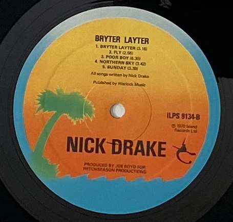 Nick Drake Bryter Layter - 1st - VG - WOS UK Vinyl LP — RareVinyl.com