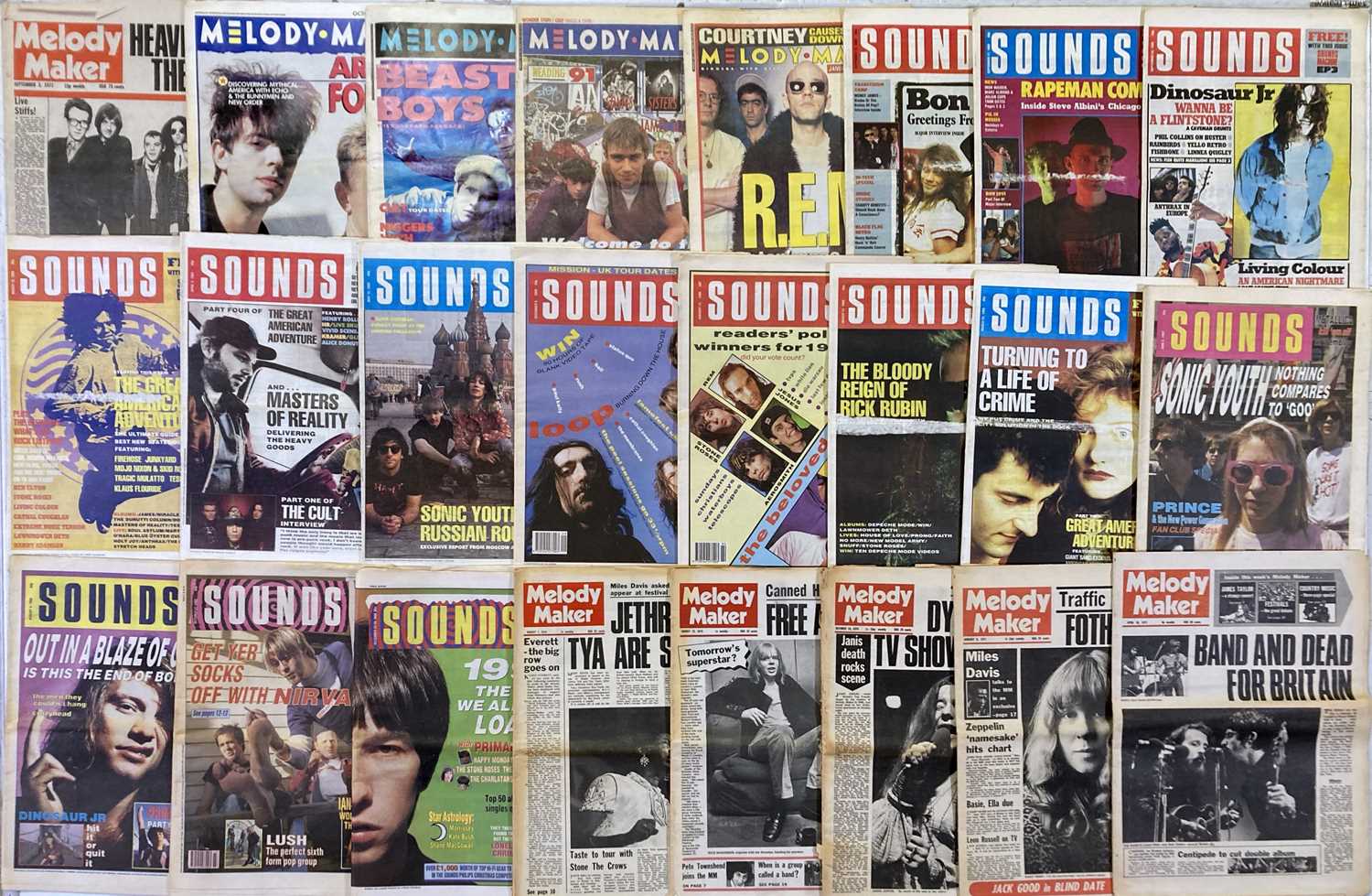 Audio Magazines Collection Lot 123 - MUSIC MAGAZINE COLLECTION - SOUNDS / MELODY