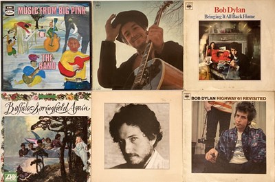 Lot 711 - Folk/ Folk Rock LPs inc Bob Dylan Collection