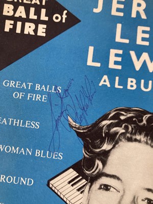 Lot 335 - JERRY LEE LEWIS SIGNED SONGBOOKS.