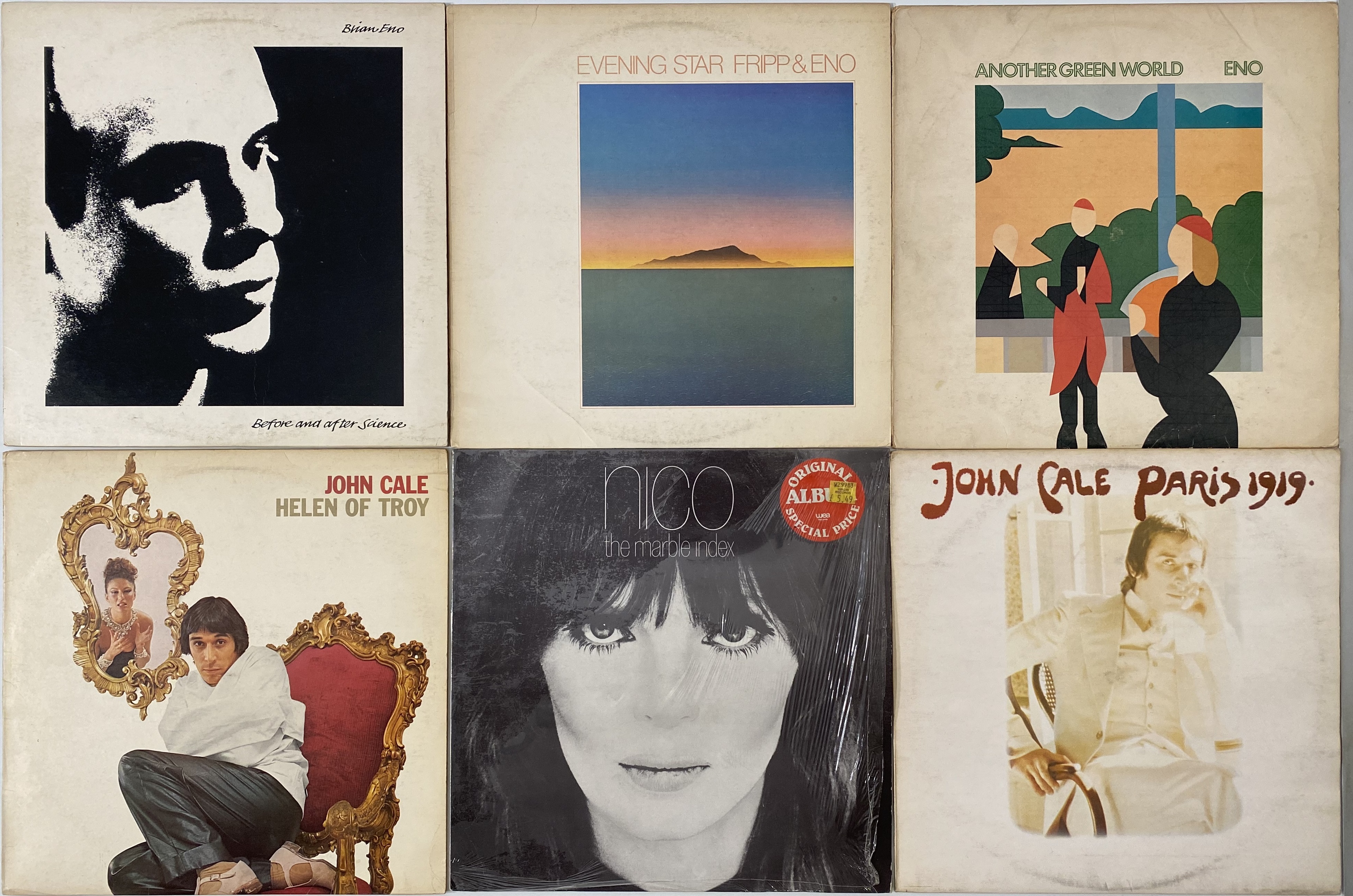 Lot 780 - BRIAN ENO/ JOHN CALE AND RELATED - LP PACK