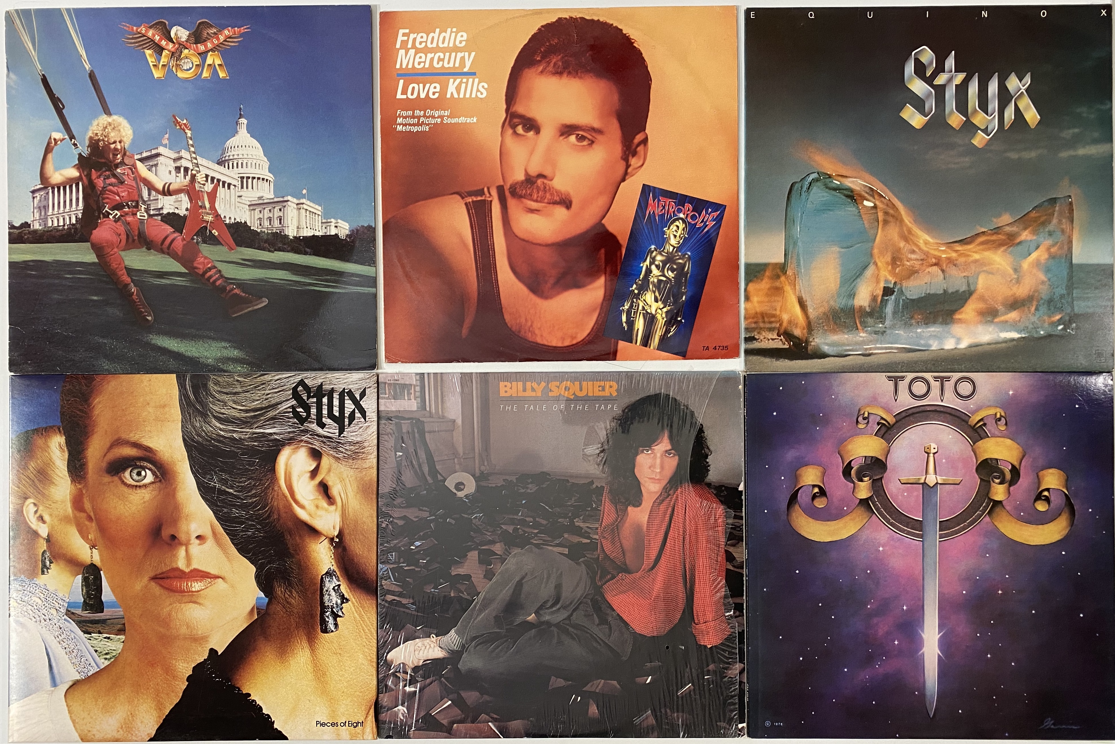 Core Clasglim Rocks Lot 787 - CLASSIC/ GLAM/ HEAVY - ROCK LPs
