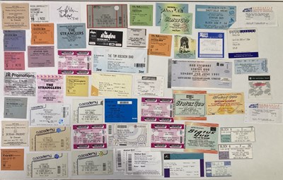 Lot 162 - ROCK AND PUNK TICKET ARCHIVE - SOME SIGNED. ﻿