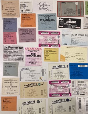 Lot 162 - ROCK AND PUNK TICKET ARCHIVE - SOME SIGNED. ﻿