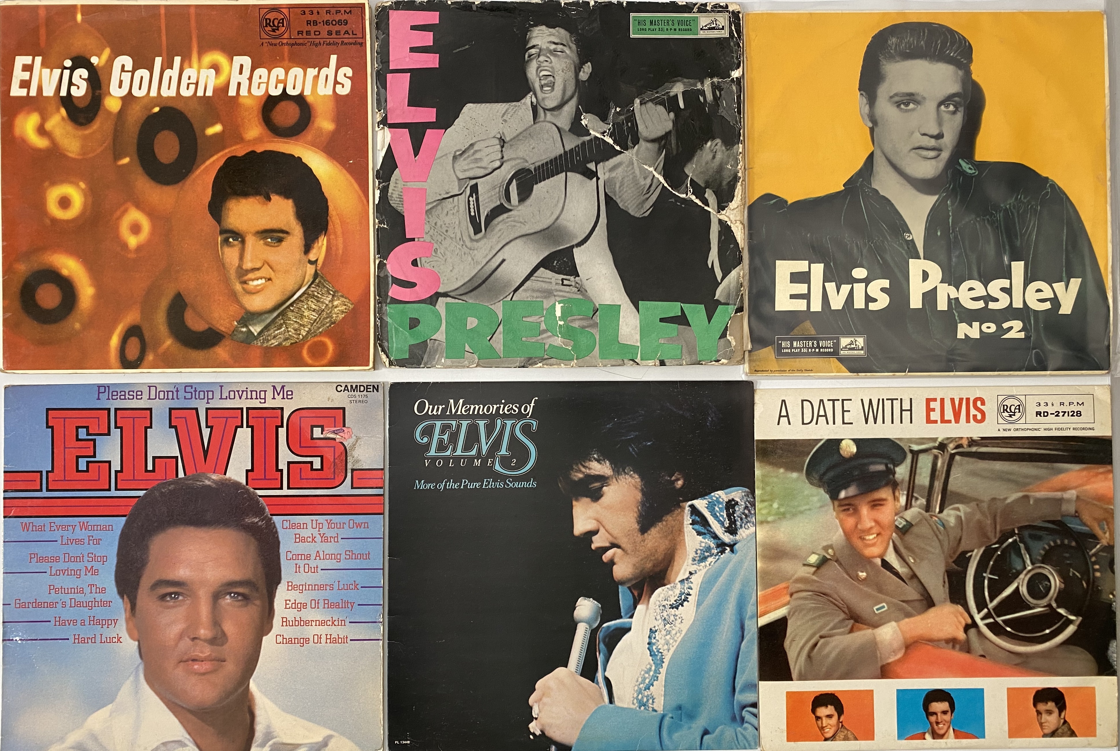 Lot 835 - ELVIS - LP PACK