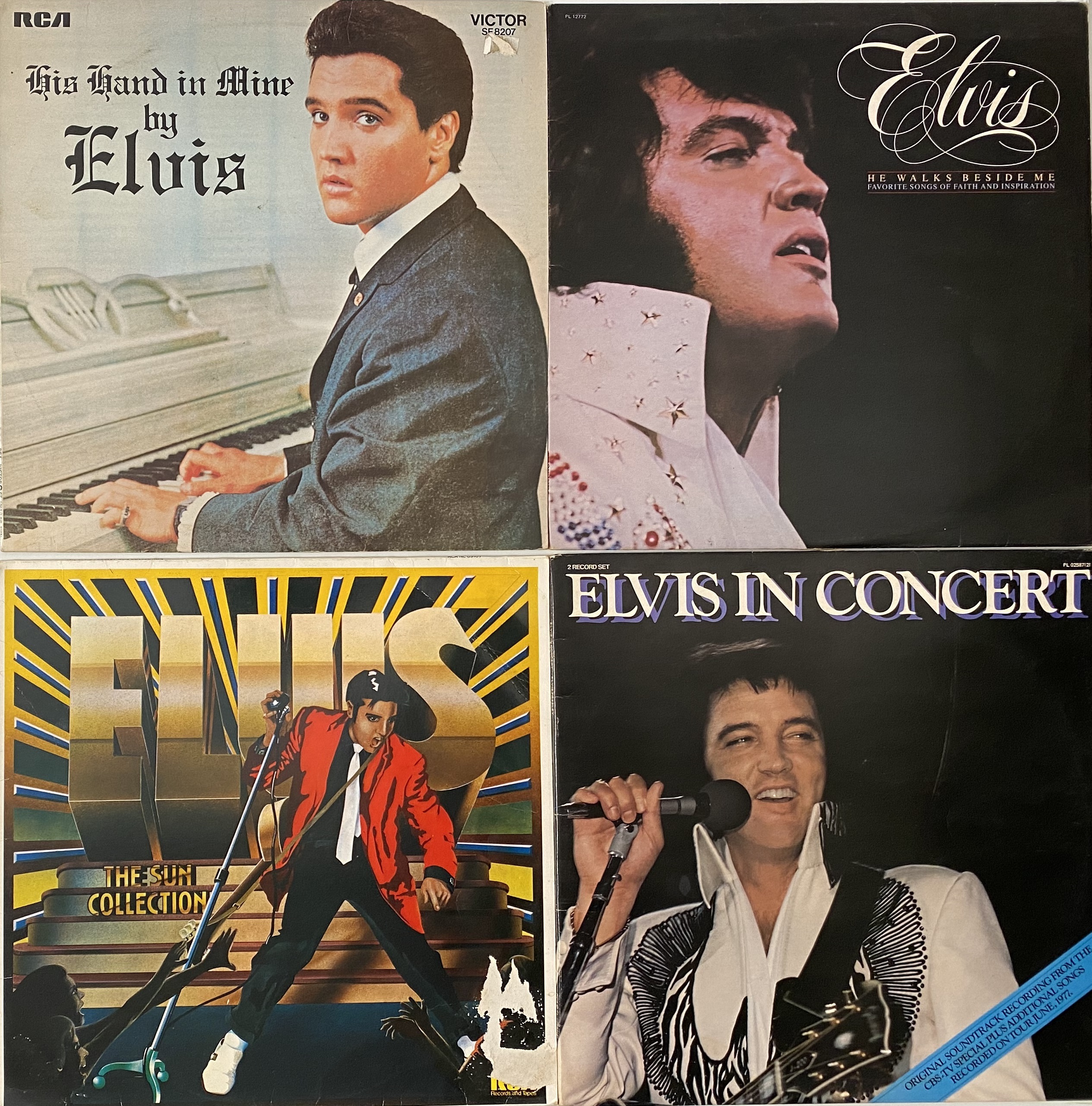 Lot 835 - ELVIS - LP PACK