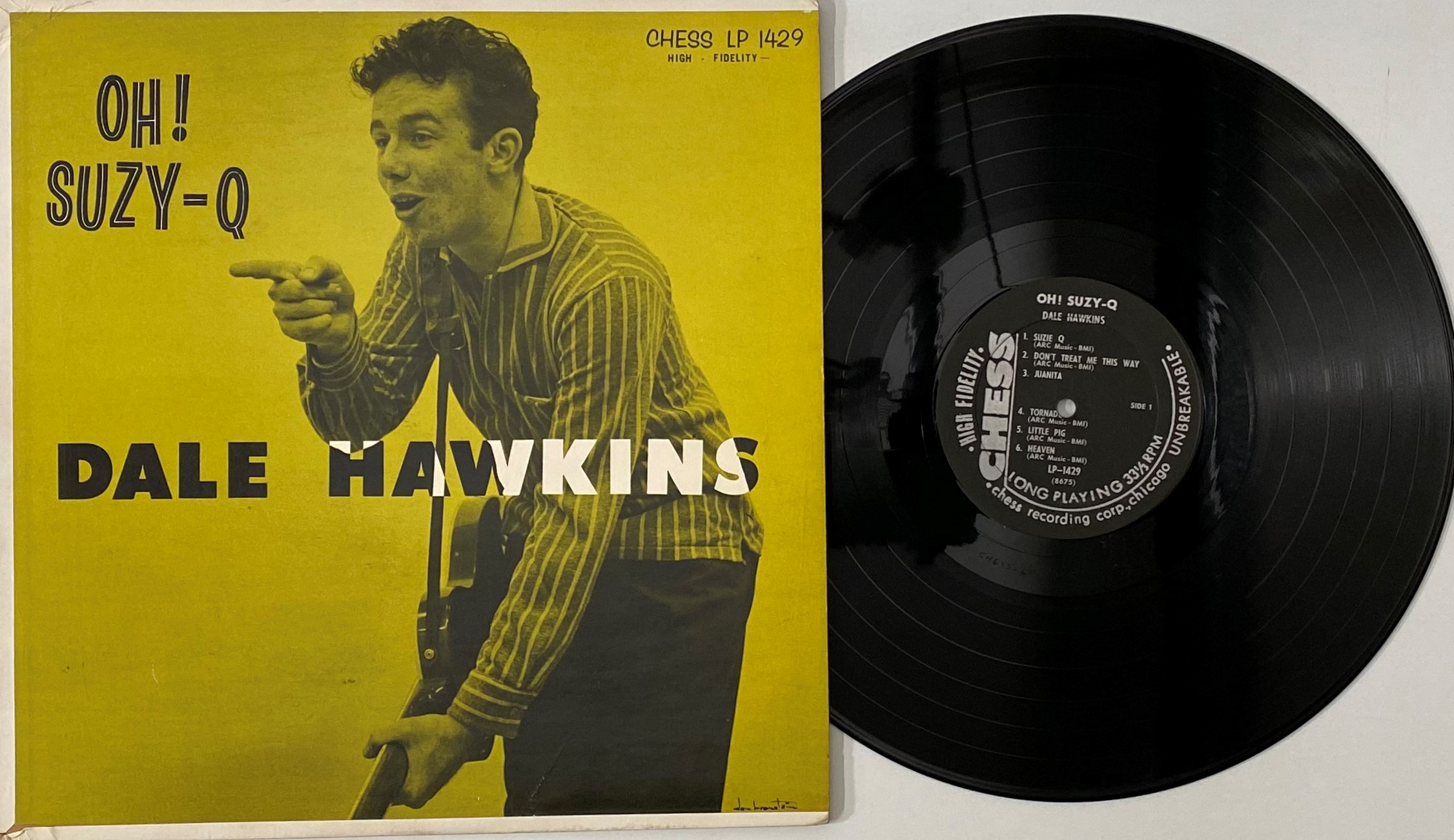 Lot 836 - DALE HAWKINS - OH! SUZY-Q (US ORIGINAL -