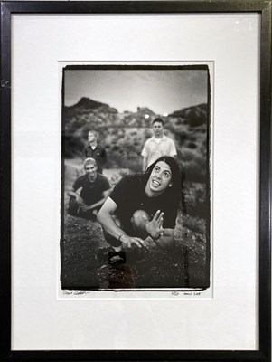 Lot 202 - THE FOO FIGHTERS - LIMITED EDITION PHOTOGRAPH BY STEVE DOUBLE.