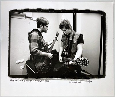 Lot 204 - THE KINGS OF LEON - LIMITED EDITION PHOTOGRAPH BY ROSS HALFIN.