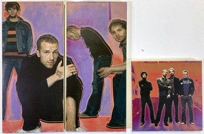 Lot 1970205 - COLDPLAY - ART PRINTS ON CANVAS.