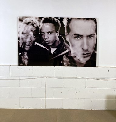 Lot 207 - MASSIVE ATTACK - LARGE FORMAT PHOTO PRINT BY KEVIN WESTENBERG.