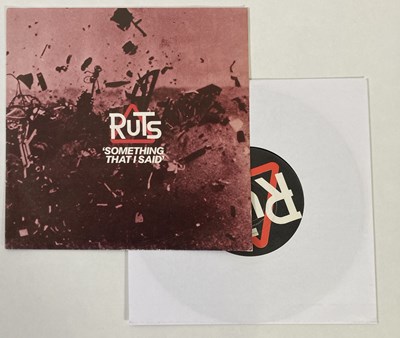 Lot 280 - THE RUTS - FULLY SIGNED 7" SINGLE.