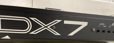 Lot 69 - STRAWBERRY STUDIOS - STRAWBERRY RENTALS COLLECTION - YAMAHA DX7 MK2 SYNTHESIZER.  STRAWBERRY STUDIOS - STRAWBERRY RENTALS COLLECTION