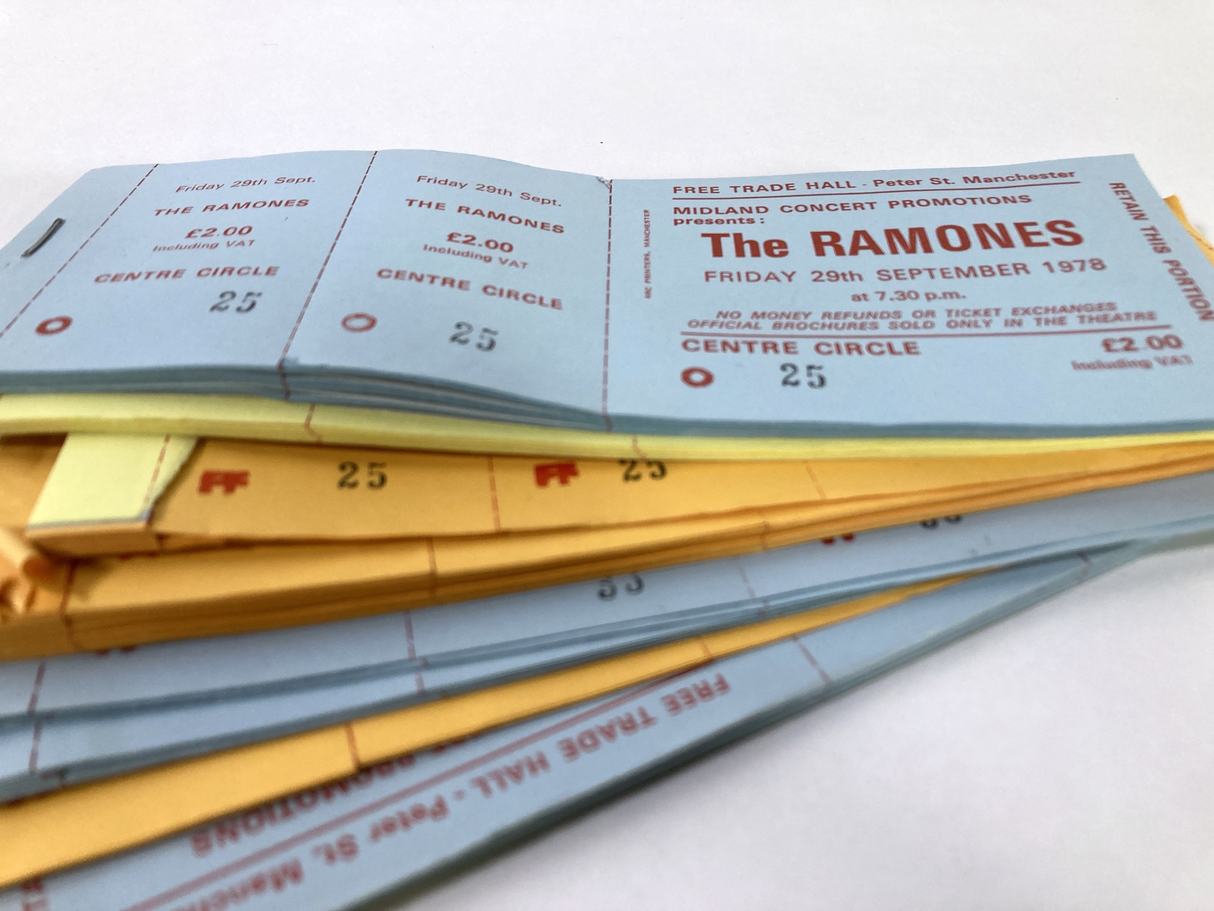 Lot 163 - Manchester Free Trade Hall Ticket Archive