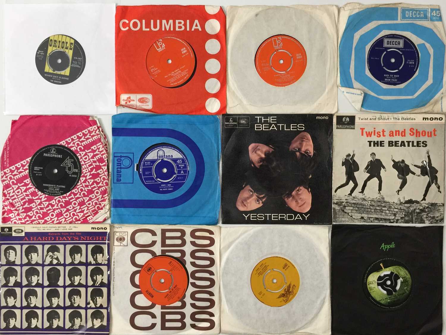 Lot 865 - 7" COLLECTION (MOSTLY 60s)