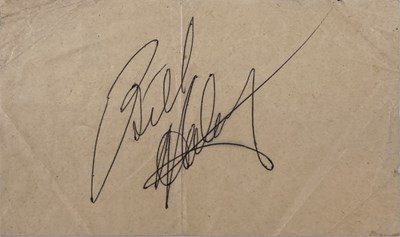 Lot 338 - BILL HALEY AUTOGRAPHS.