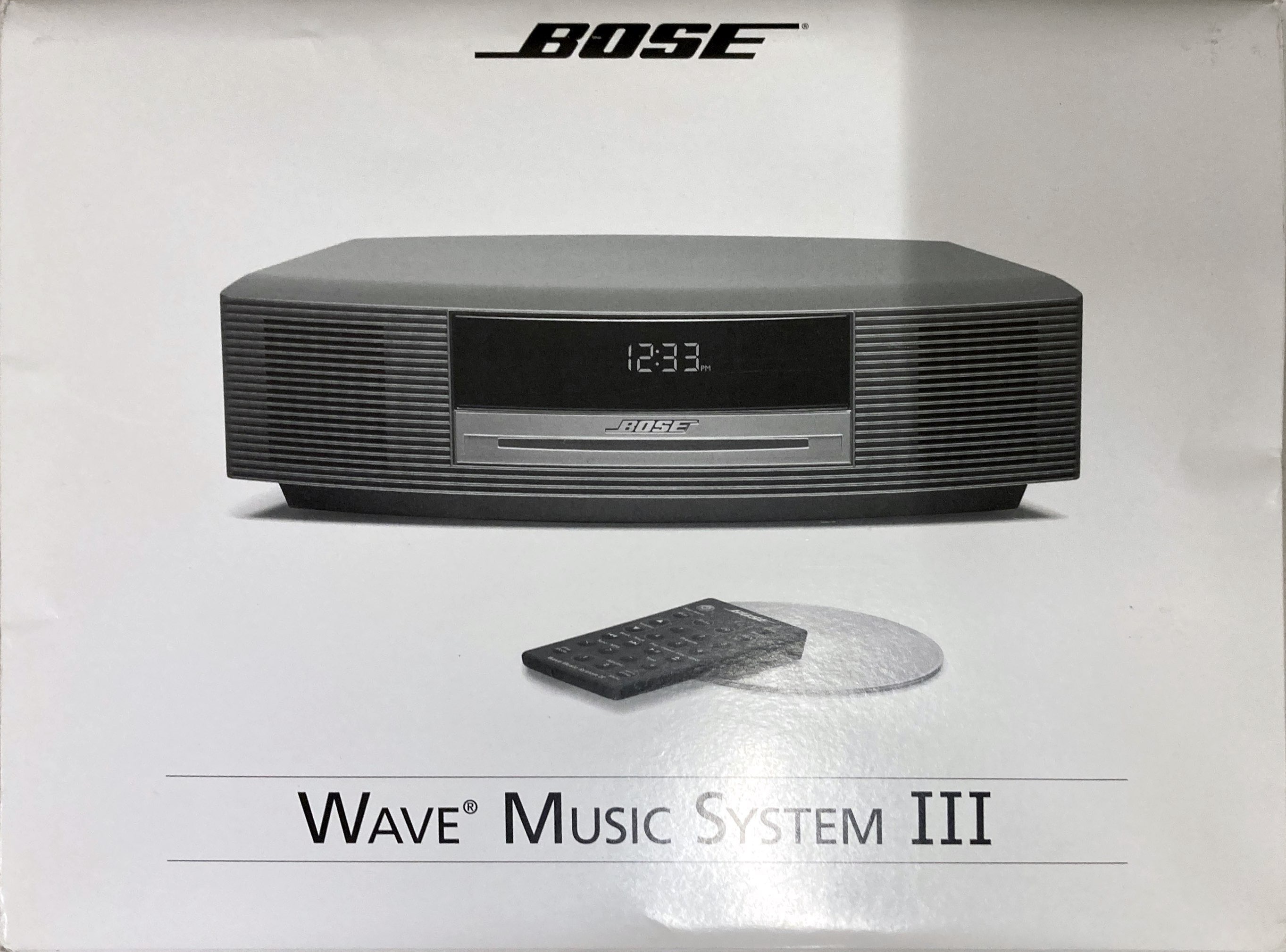 Lot 87 BOSE WAVE MUSIC SYSTEM III CD AM/FM RADIOS