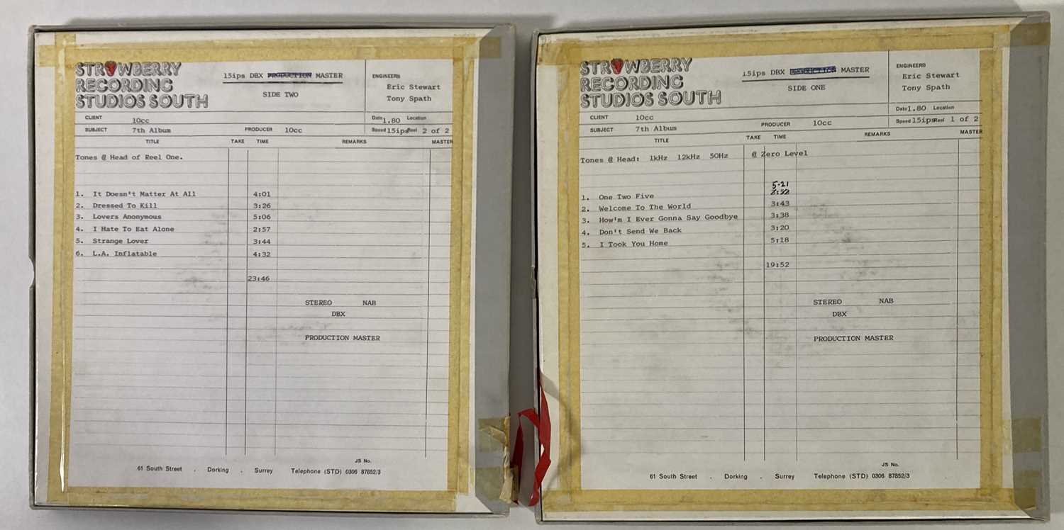 Lot 354 - 10CC MASTER TAPES - 'LOOK HEAR'.