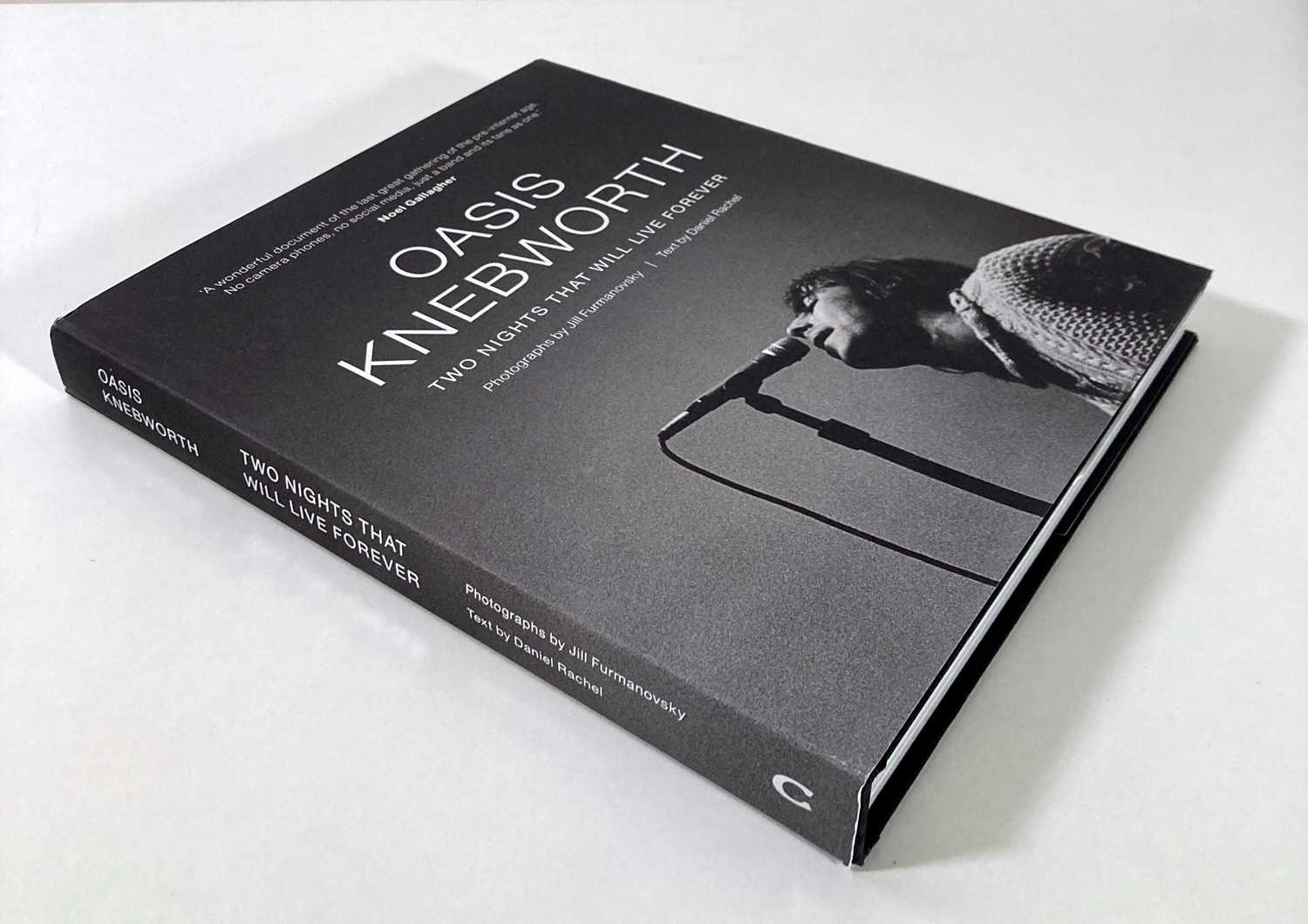 Lot 363 - JILL FURMANOVSKY SIGNED OASIS KNEBWORTH BOOK.