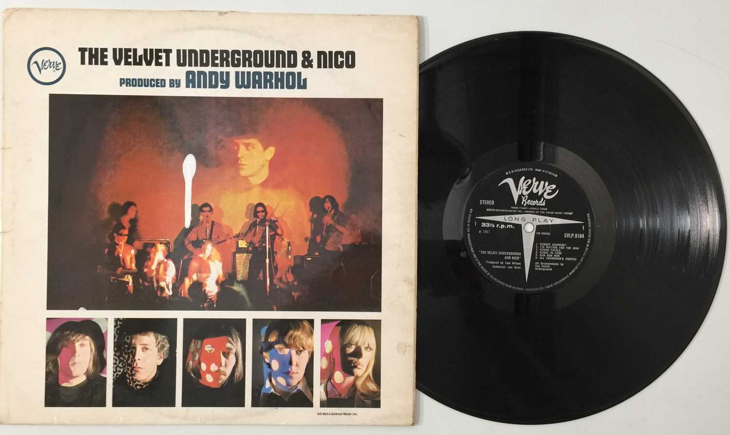 Lot 897 - THE VELVET UNDERGROUND & NICO LP (UK 2ND PRESS - VERVE SVLP 9184)