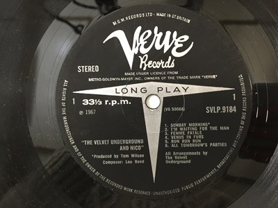 Lot 897 - THE VELVET UNDERGROUND & NICO LP (UK 2ND PRESS - VERVE SVLP 9184)