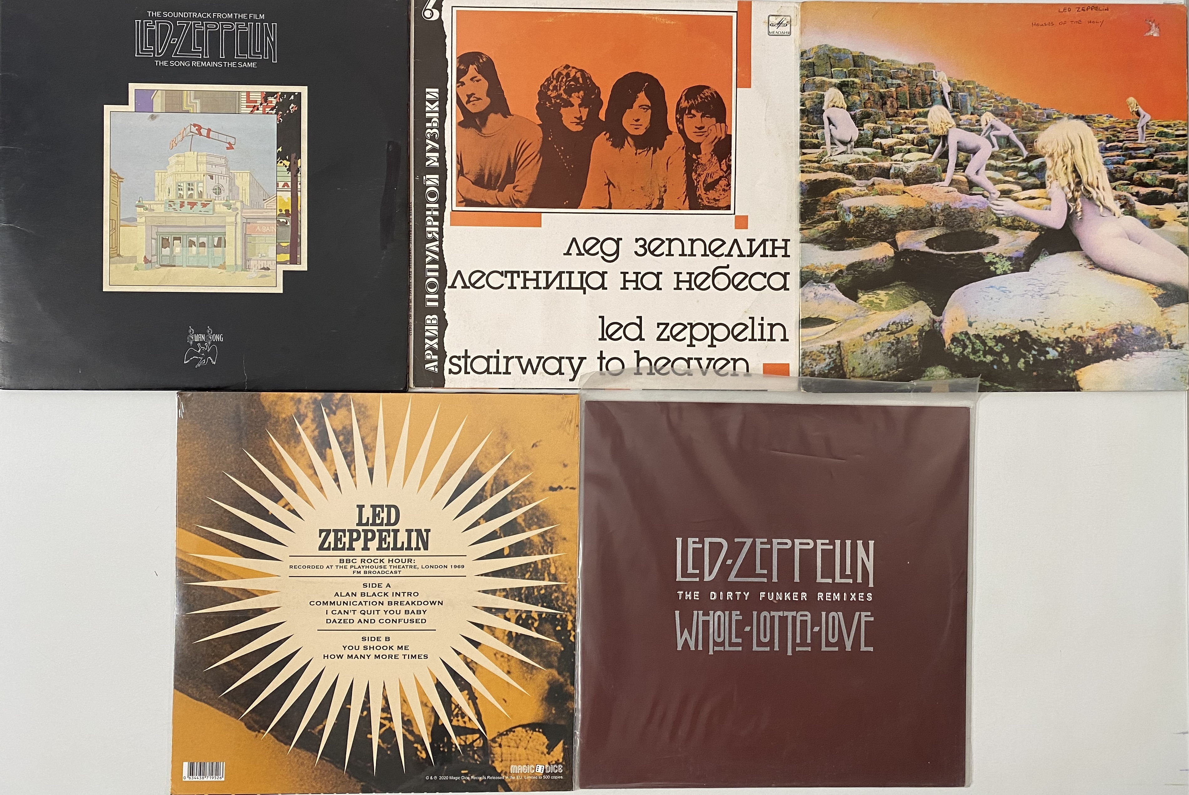 Led Zeppelin Lp Disc Lot 941 - LED ZEPPELIN - LP COLLECTION