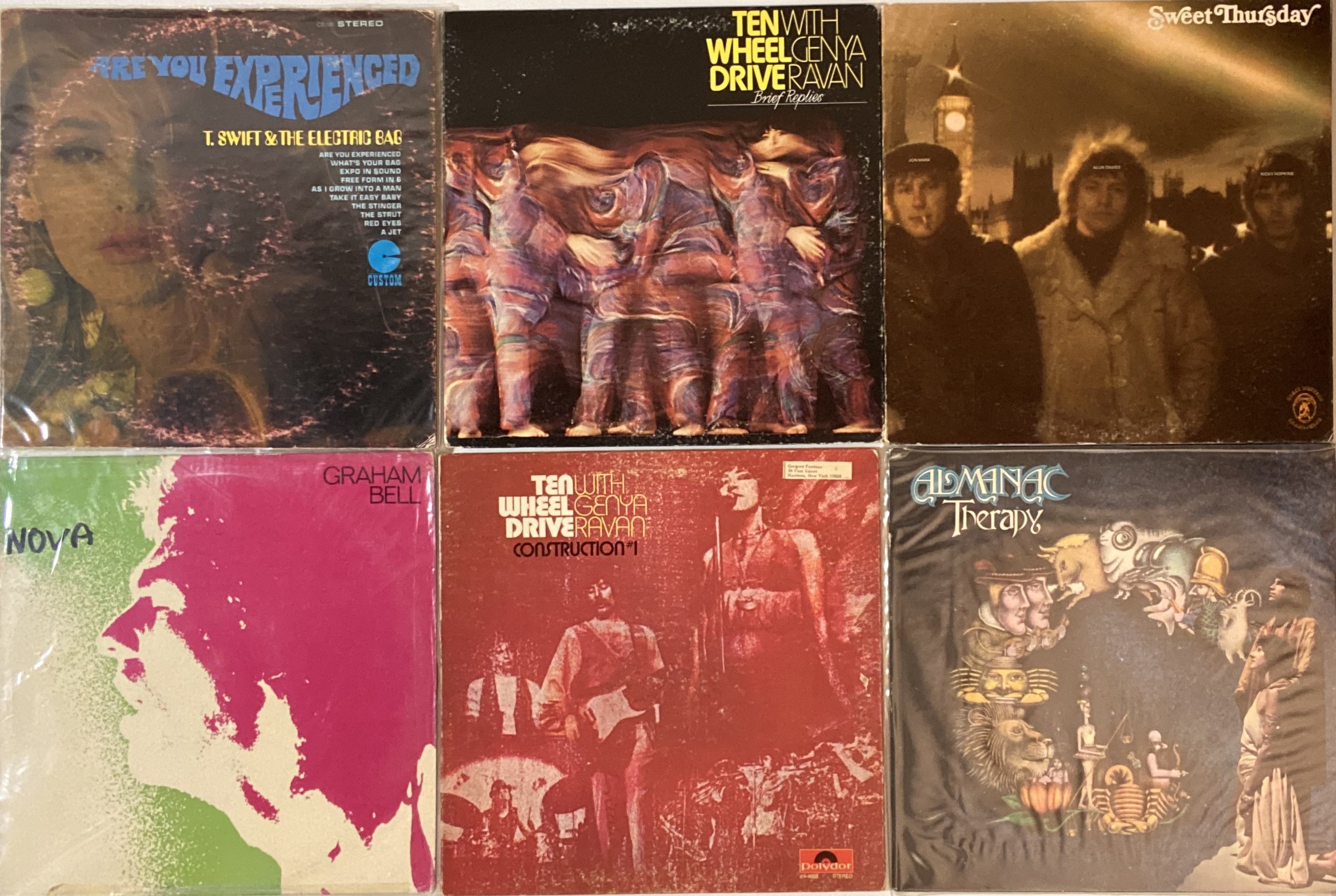 Lot 180 - Prog/ Psych/ Blues Rock - LPs