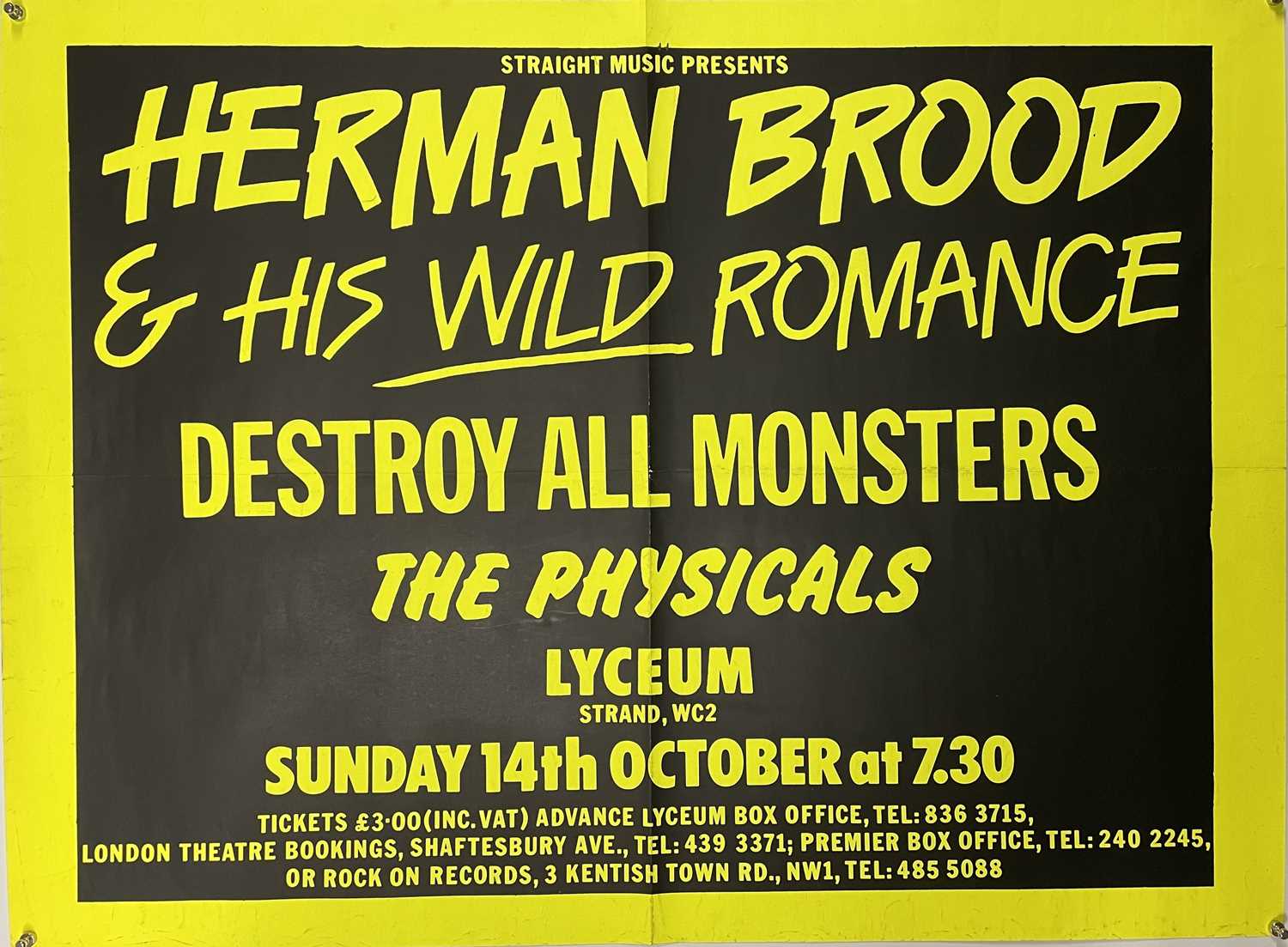 Lot 3 - HERMAN BROOD - A 1979 LONDON LYCEUM CONCERT POSTER.