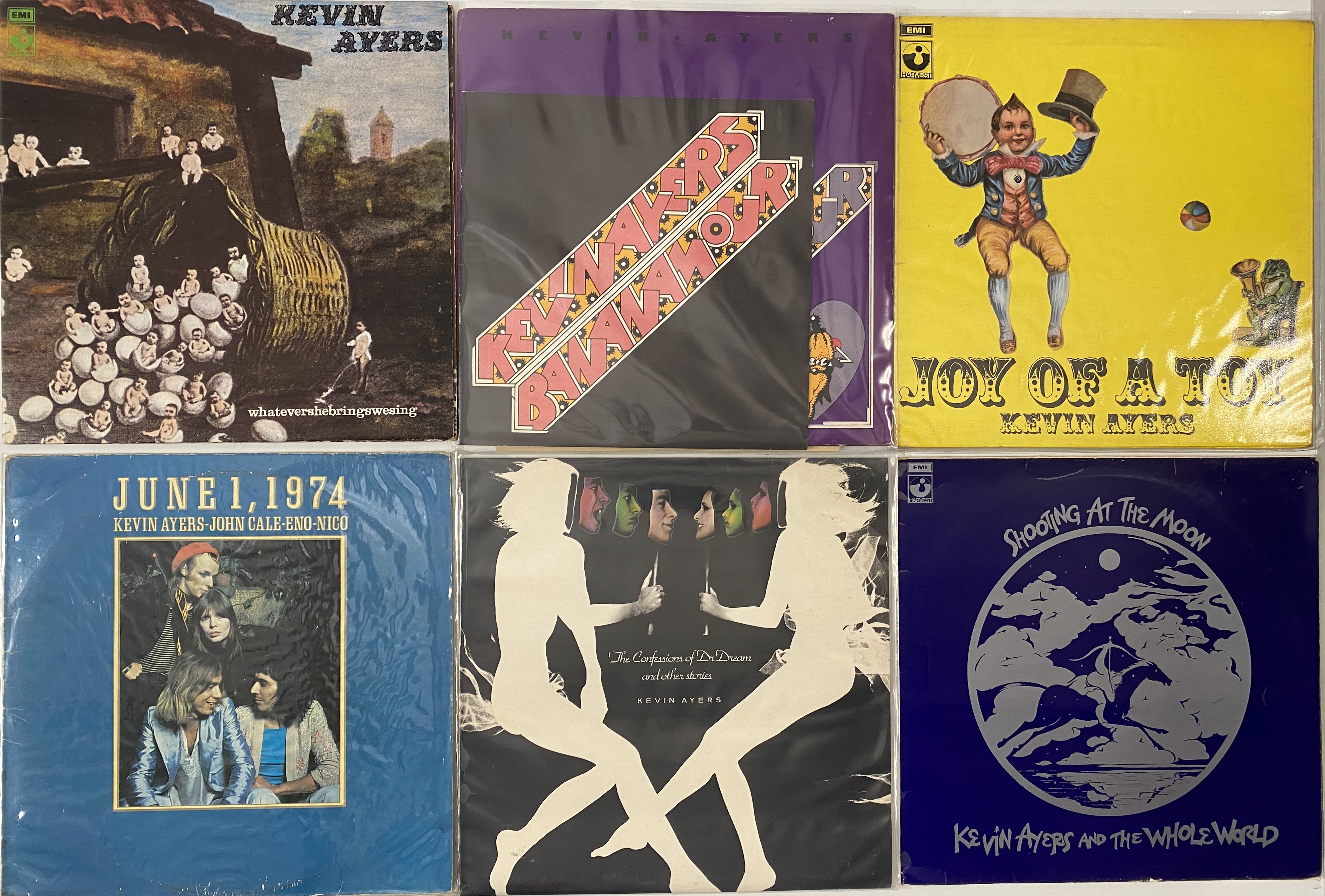 Lot 982 - KEVIN AYERS - LP COLLECTION