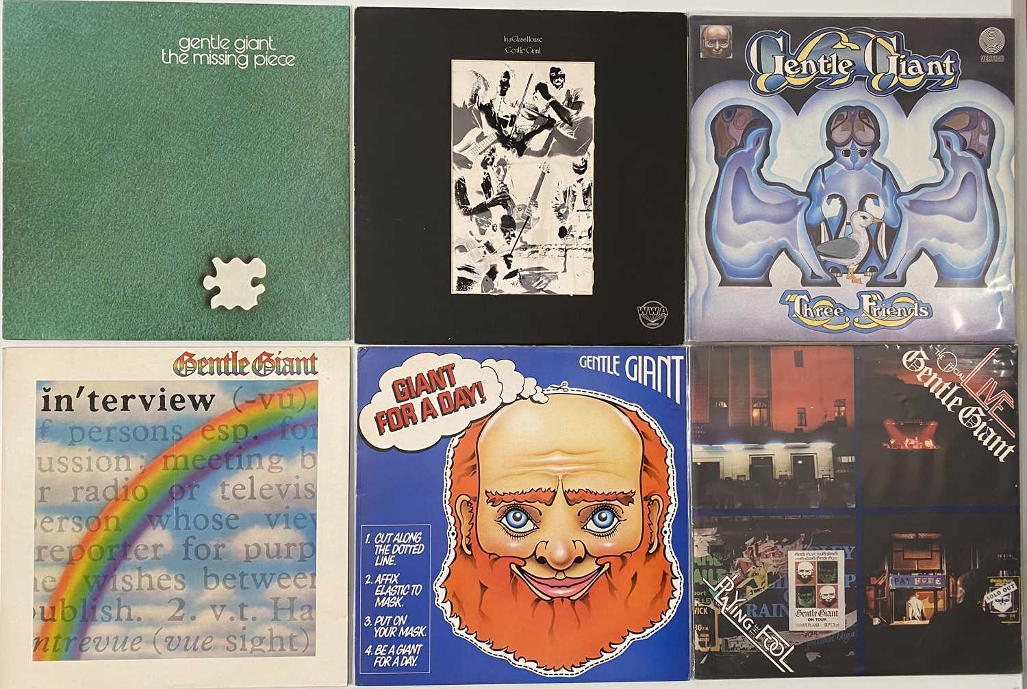 Lot 983 - GENTLE GIANT - LP COLLECTION