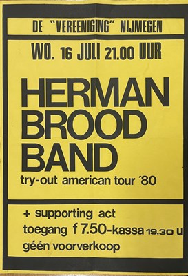 Lot 24 - HERMAN BROOD - A NIJMEGEN POSTER 1980.