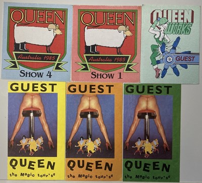 Lot 400 - UNUSED QUEEN GUEST PASSES