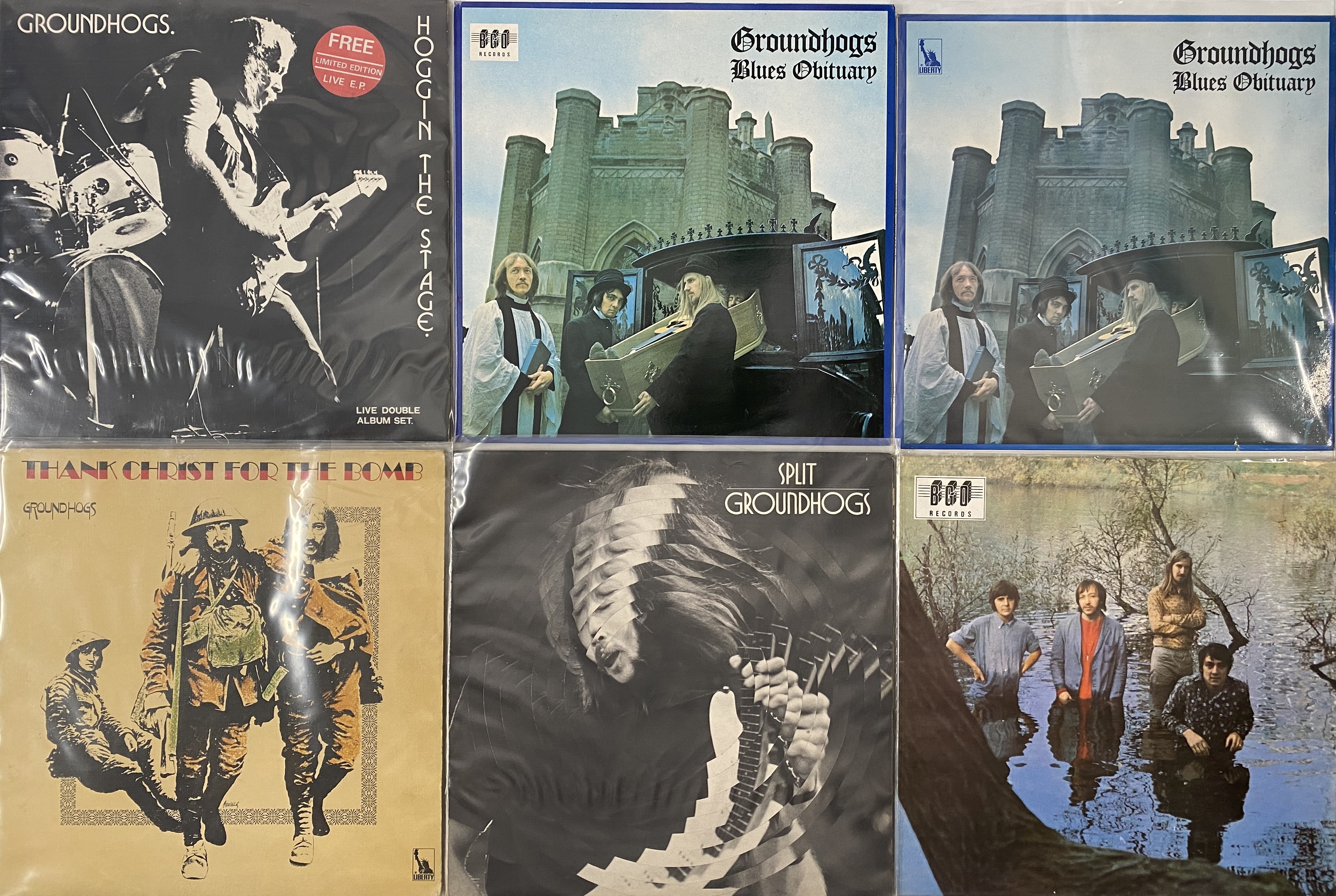 Lot 997 - GROUNDHOGS - LP COLLECTION