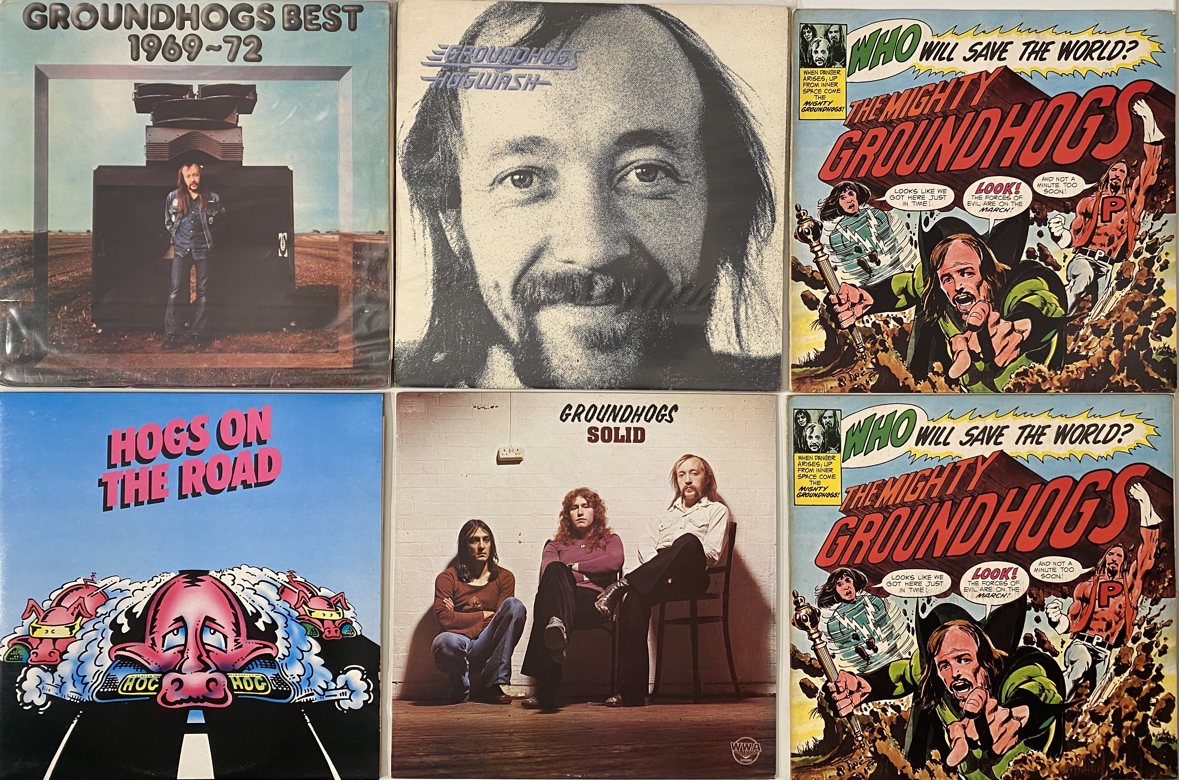 Lot 997 - GROUNDHOGS - LP COLLECTION