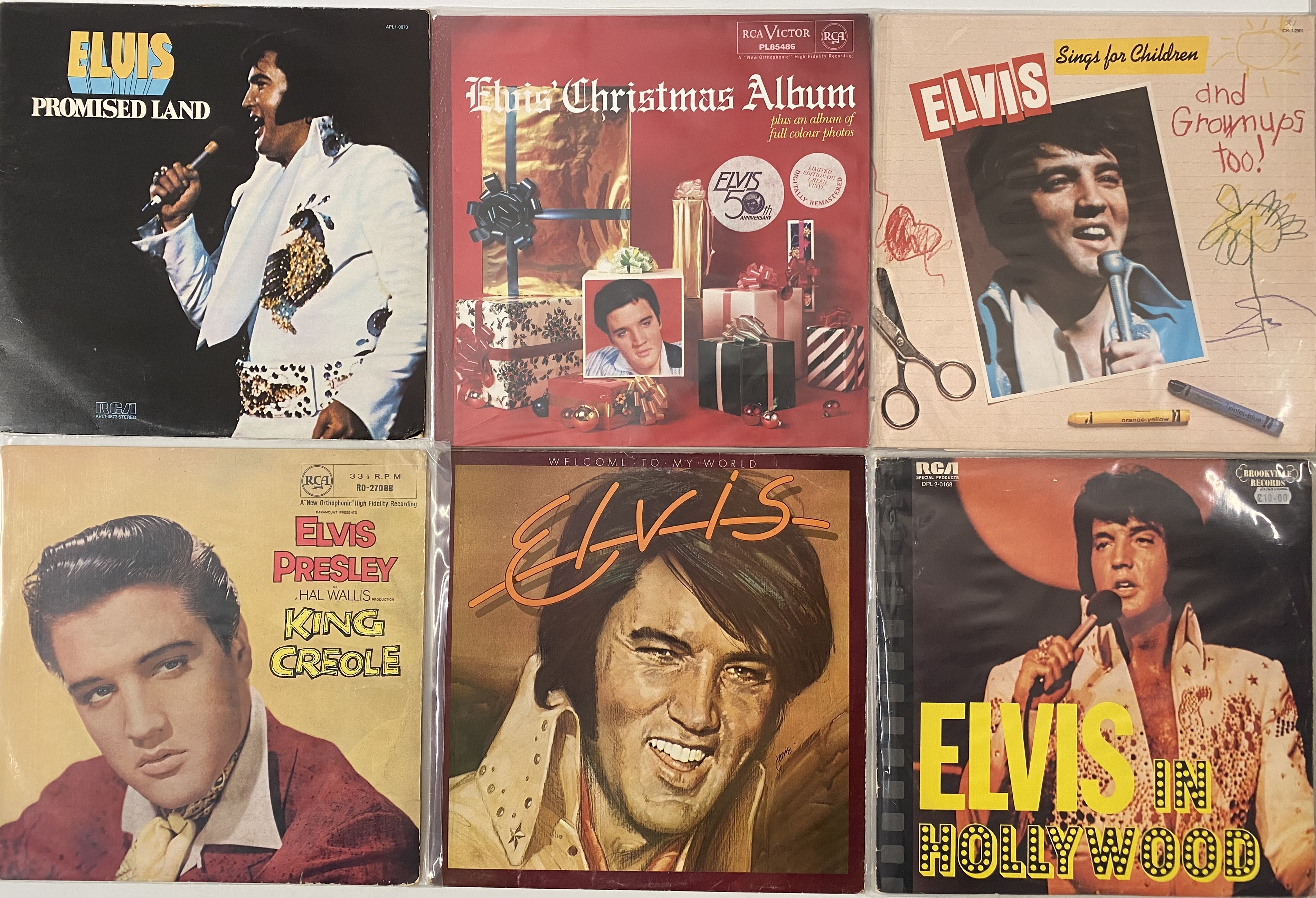 Lot 958 - ELVIS - LP COLLECTION