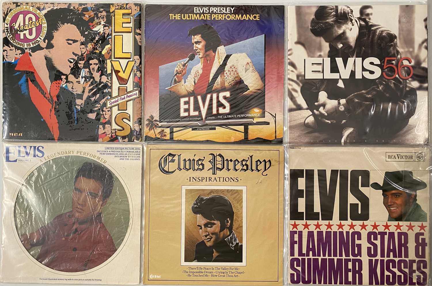 Lot 959 - ELVIS - LP COLLECTION