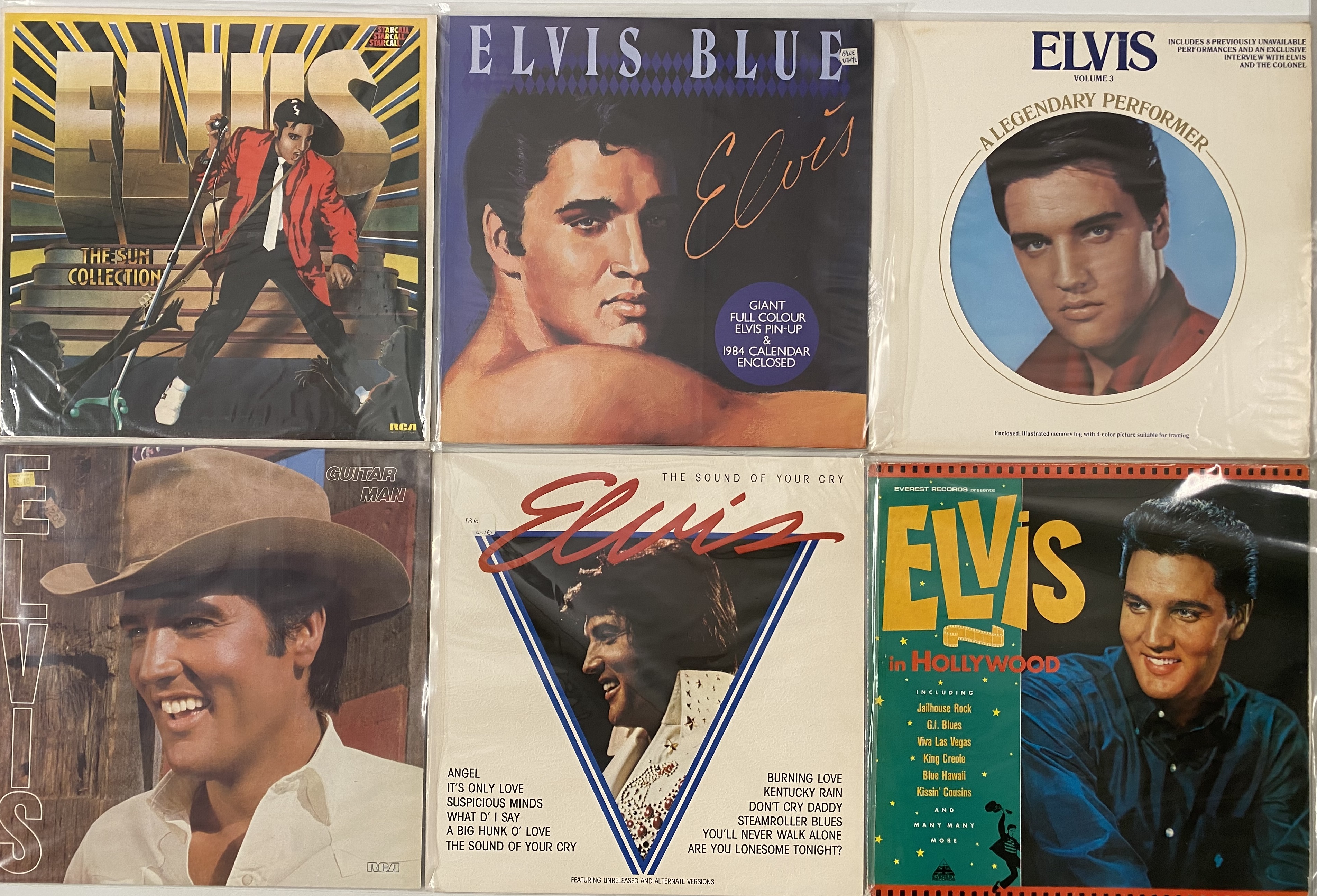 Lot 959 - ELVIS - LP COLLECTION